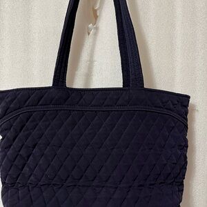Vera Bradley Quilted Navy Tote